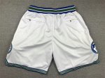 NBA Minnesota Timberwolves just don throwback shorts blanc